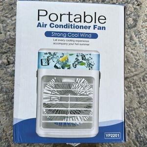 Portable A/C. Use in the car for your pets or kids room.